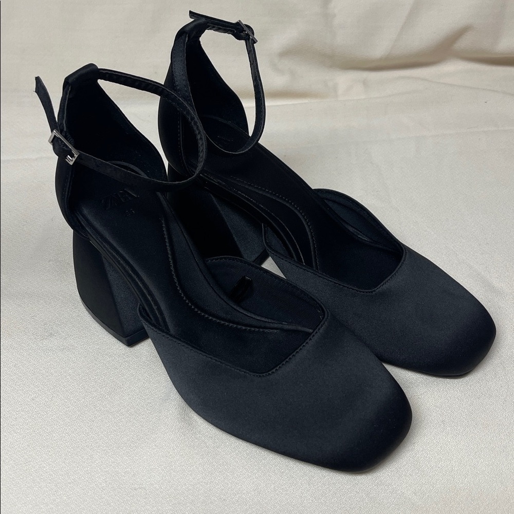 Zara Elegant Black Heels